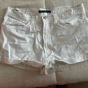 J brand White denim Shorts size 26